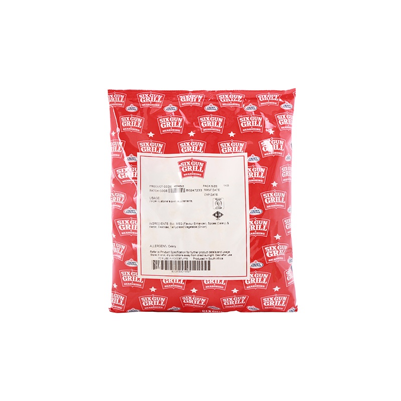 Six Gun Grill Barbecue Seasoning Pack 2.2lb (1kg) - Image 3