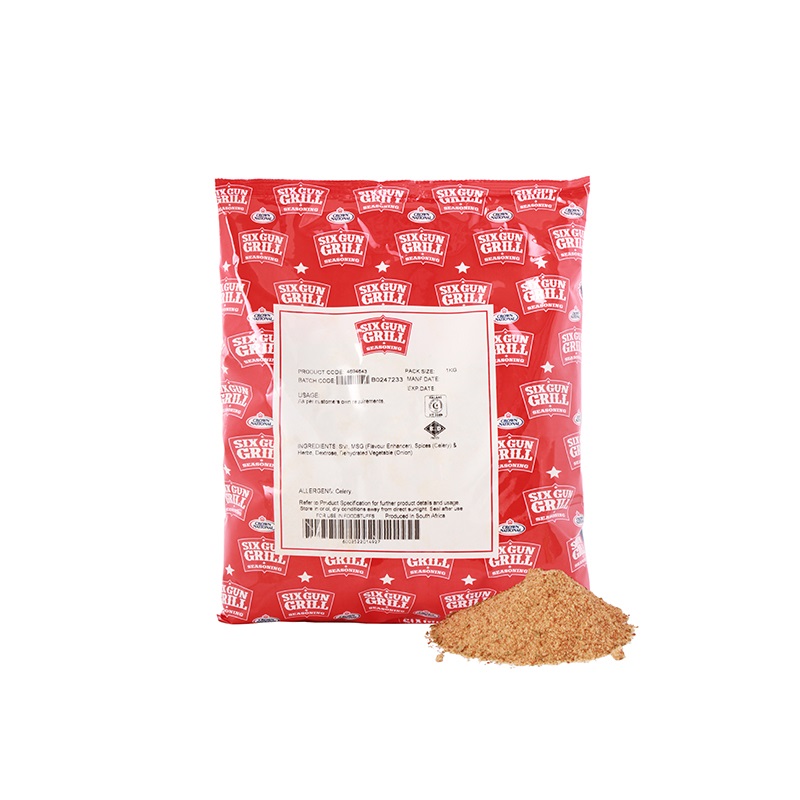Six Gun Grill Barbecue Seasoning Pack 2.2lb (1kg)