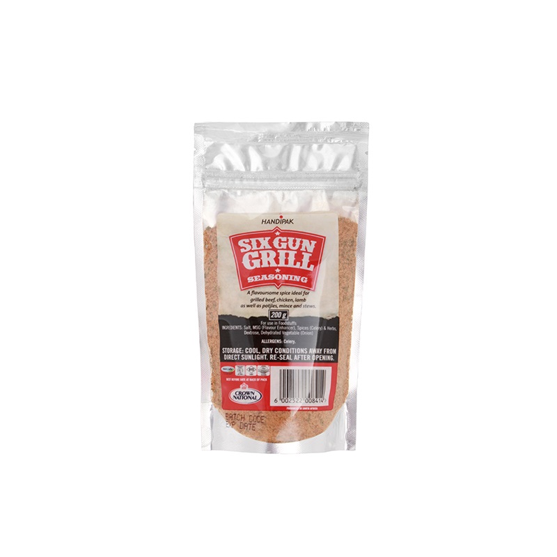 Six Gun Grill Barbecue Seasoning Sachet 7.05 oz (200g) - Image 2